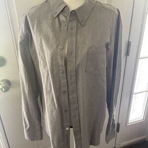 Five Four Gray Casual Button Down Shirt